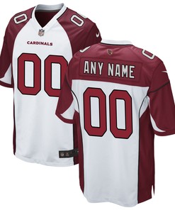 Arizona Cardinals Custom Game Jersey - White Custom Jerseys Nfl - Robokeg