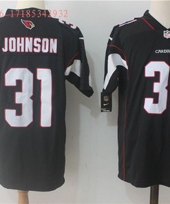 Arizona Cardinals David Johnson #31 2020 Nfl Black Jersey Jersey - Robokeg