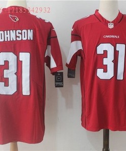 Arizona Cardinals David Johnson #31 2020 Nfl Red Jersey Jersey - Robokeg