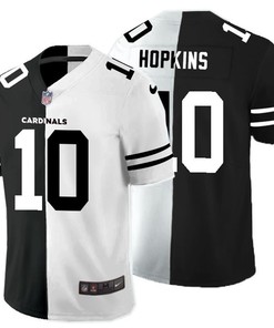 Arizona Cardinals Deandre Hopkins #10 Nfl 2020 Black And White Jersey - Robokeg