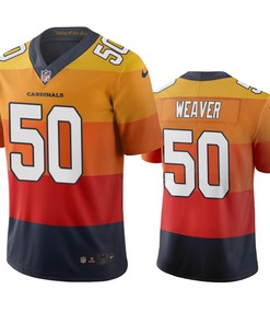 Arizona Cardinals Evan Weaver Sunset Orange City Edition Vapor Limited Jersey - Robokeg