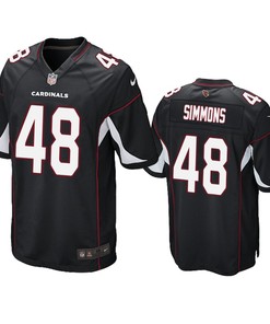 Arizona Cardinals Isaiah Simmons Black 2020 Nfl Draft Alternate Game Jersey - Robokeg