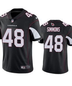 Arizona Cardinals Isaiah Simmons Black 2020 Nfl Draft Vapor Limited Jersey - Robokeg