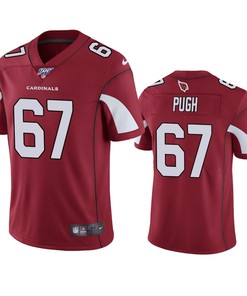 Arizona Cardinals Justin Pugh Cardinal 100th Season Vapor Limited Jersey - Robokeg