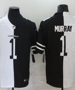 Arizona Cardinals Kyler Murray #1 Nfl 2020 Black And White Jersey - Robokeg
