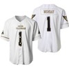 Arizona Cardinals Kyler Murray #1 Nfl Great Player White 100th Season Golden Brandedition 3d Desiged Allover Gift For Arizona Fans Baseball Jersey - Robokeg