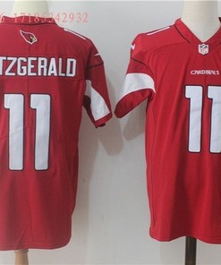 Arizona Cardinals Larry Fitzgerald #11 2020 Nfl Red Jersey Jersey - Robokeg