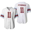 Arizona Cardinals Larry Fitzgerald #11 Great Player Nfl Legacy Vintage White 3d Designed Allover Gift For Arizona Fans Baseball Jersey - Robokeg