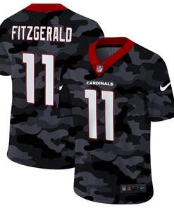 Arizona Cardinals Larry Fitzgerald #11 Nfl 2020 Camo Black Jersey - Robokeg