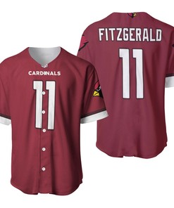 Arizona Cardinals Larry Fitzgerald #11 Nfl American Football Youth 2019 Draft First Round Pick Game 3d Desiged Allover Gift For Arizona Fans Baseball Jersey - Robokeg