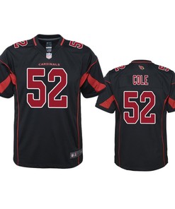 Arizona Cardinals Mason Cole Black Color Rush Game Jersey - Robokeg