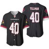 Arizona Cardinals Pat Tillman #40 Great Player Nfl Alternate Game Black 2019 3d Designed Allover Gift For Arizona Fans Baseball Jersey - Robokeg