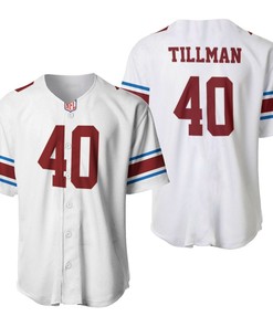 Arizona Cardinals Pat Tillman #40 Great Player Nfl Legacy Vintage White 3d Designed Allover Gift For Arizona Fans Baseball Jersey - Robokeg