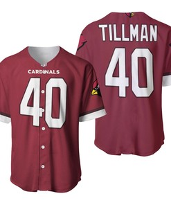 Arizona Cardinals Pat Tillman #40 Nfl 2019 Draft First Round Pick Game 3d Designed Allover Gift For Arizona Fans Baseball Jersey - Robokeg