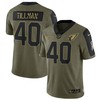 Arizona Cardinals Pat Tillman 40 Nfl Olive 2021 Salute To Service Retired Player Men Jersey For Cardinals Fans - Robokeg