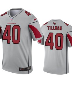 Arizona Cardinals Pat Tillman Silver Inverted Legend Jersey - Robokeg