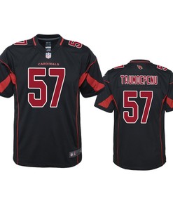 Arizona Cardinals Pita Taumoepenu Black Color Rush Game Jersey - Robokeg