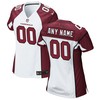 Arizona Cardinals Womens Custom Game Jersey White Custom Jerseys Nfl - Robokeg