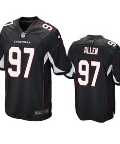 Arizona Cardinals Zach Allen 2019 Nfl Draft Black Game Jersey - Robokeg