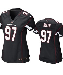 Arizona Cardinals Zach Allen 2019 Nfl Draft Black Game Womens Jersey - Robokeg