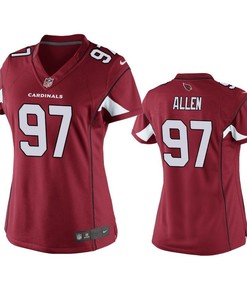 Arizona Cardinals Zach Allen 2019 Nfl Draft Cardinal Game Womens Jersey - Robokeg