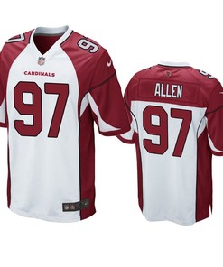 Arizona Cardinals Zach Allen 2019 Nfl Draft White Game Jersey - Robokeg