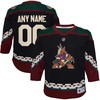 Arizona Coyotes 2021/22 Home Replica Custom Jersey - Black Custom Jerseys Nhl - Robokeg