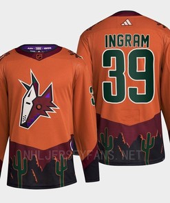 Arizona Coyotes 2022 Reverse Retro 2.0 Connor Ingram 39 Orange Primegreen Jersey Men's - Robokeg