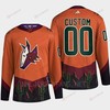 Arizona Coyotes 2022 Reverse Retro 2.0 Custom 00 Orange Primegreen Jersey Men's - Robokeg