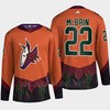 Arizona Coyotes 2022 Reverse Retro 2.0 Jack McBain 22 Orange Primegreen Jersey Men's - Robokeg