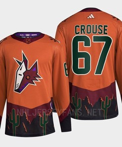 Arizona Coyotes 2022 Reverse Retro 2.0 Lawson Crouse 67 Orange Primegreen Jersey Men's - Robokeg
