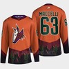 Arizona Coyotes 2022 Reverse Retro 2.0 Matias Maccelli 63 Orange Primegreen Jersey Men's - Robokeg