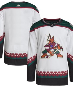 Arizona Coyotes Adidas Away Primegreen Authentic Pro Blank Jersey - White Nhl - Robokeg