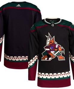 Arizona Coyotes Adidas Home Primegreen Authentic Pro Blank Jersey Black Nhl - Robokeg