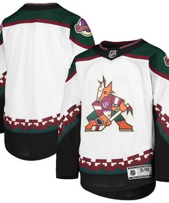 Arizona Coyotes Away Premier Team Jersey - White Nhl - Robokeg