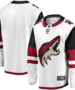Arizona Coyotes Fanatics Branded Breakaway Away Jersey White Nhl - Robokeg