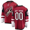 Arizona Coyotes Fanatics Branded Home Breakaway Custom Jersey - Red Custom Jerseys Nhl - Robokeg