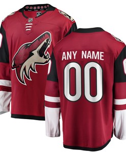 Arizona Coyotes Fanatics Branded Home Breakaway Custom Jersey Red Custom Jerseys Nhl - Robokeg