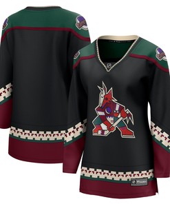 Arizona Coyotes Fanatics Branded Womens 2021/22 Home Breakaway Jersey - Black Nhl - Robokeg