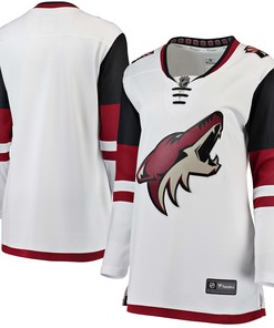 Arizona Coyotes Fanatics Branded Womens Away Breakaway Jersey - White Nhl - Robokeg