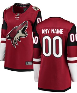 Arizona Coyotes Fanatics Branded Womens Home Breakaway Custom Jersey - Red Custom Jerseys Nhl - Robokeg