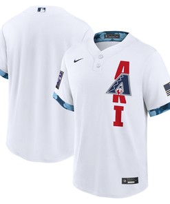 Arizona Diamondbacks 2021 Mlb All-star Game Replica Jersey - White Mlb - Robokeg