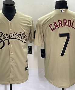 Arizona Diamondbacks #7 Corbin Carroll 2021 Gold City Connect Jersey - Robokeg