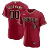 Arizona Diamondbacks Alternate Authentic Custom Jersey - Crimson Custom Jerseys Mlb - Robokeg