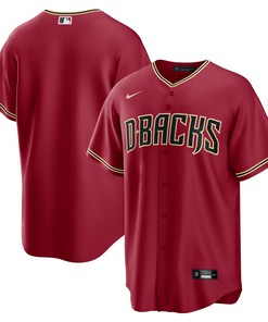 Arizona Diamondbacks Alternate Replica Team Jersey - Red Mlb - Robokeg