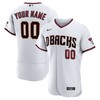 Arizona Diamondbacks Home Authentic Custom Jersey White Custom Jerseys Mlb - Robokeg