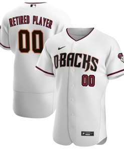 Arizona Diamondbacks Home Pick-a-player Retired Roster Authentic Jersey - White Custom Jerseys Mlb - Robokeg