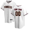 Arizona Diamondbacks Home Replica Custom Jersey - White Custom Jerseys Mlb - Robokeg