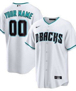 Arizona Diamondbacks Jersey - Alternate Custom Men Jersey - White - Robokeg
