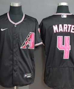 Arizona Diamondbacks Ketel Marte #4 2020 Mlb Black Jersey - Robokeg